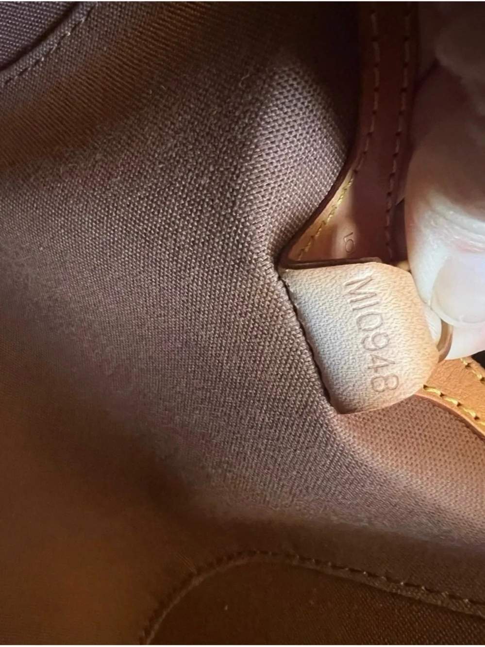 Louis Vuitton Monogram Ellipse MM Satchel in Brown and Tan - Picture 8 of 9